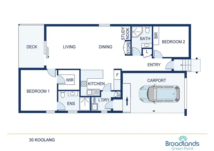 Floorplan of Homely villa listing, 30/67 Koolang Road, Green Point NSW 2251
