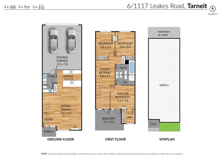 Floorplan of Homely unit listing, 6/1117 Leakes Road, Tarneit VIC 3029