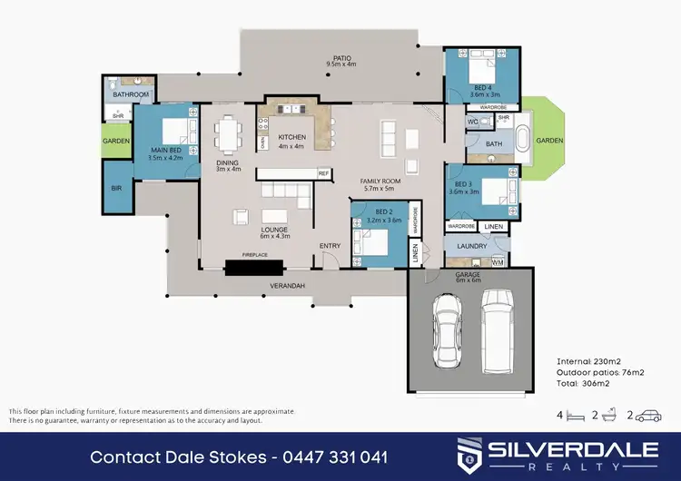 Floorplan of Homely house listing, 14 Queens Park Circuit, Oxenford QLD 4210