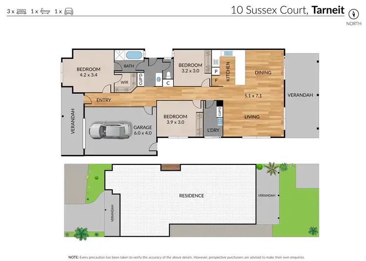 Floorplan of Homely house listing, 10 Sussex Court, Tarneit VIC 3029