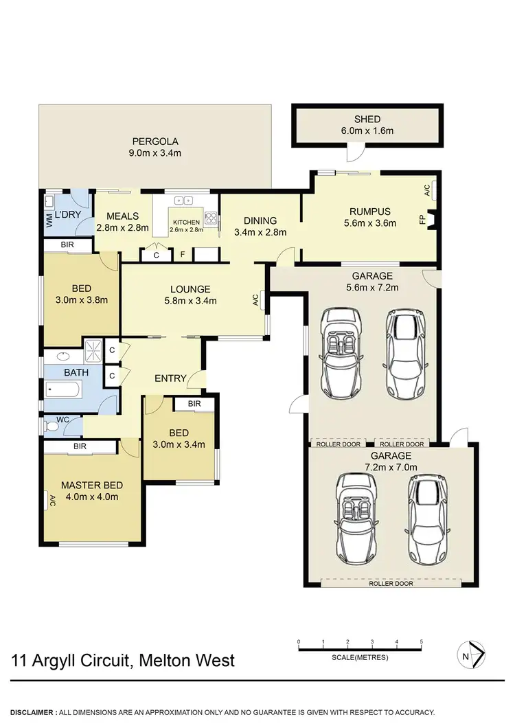 Floorplan of Homely house listing, 11 Argyll Circuit, Melton West VIC 3337