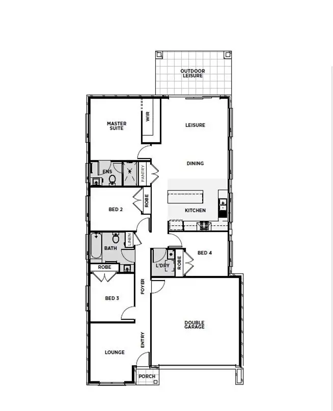 Floorplan of Homely house listing, 27 McLaurin Ave, Oran Park NSW 2570