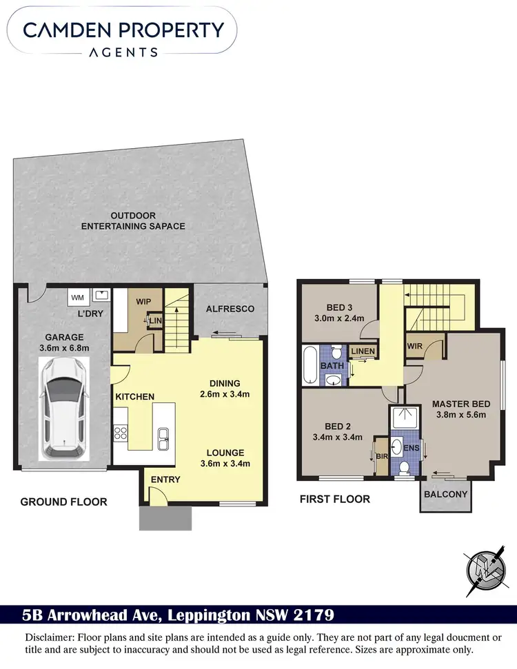 Floorplan of Homely house listing, 5B Arrowhead Ave, Leppington NSW 2179