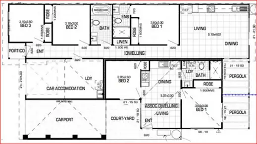 Floorplan of Homely semi-detached listing, L230/L23 Arthur St, Beaudesert QLD 4285