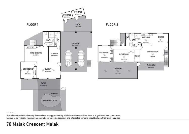 Floorplan of Homely house listing, 70 Malak Cr, Malak NT 812