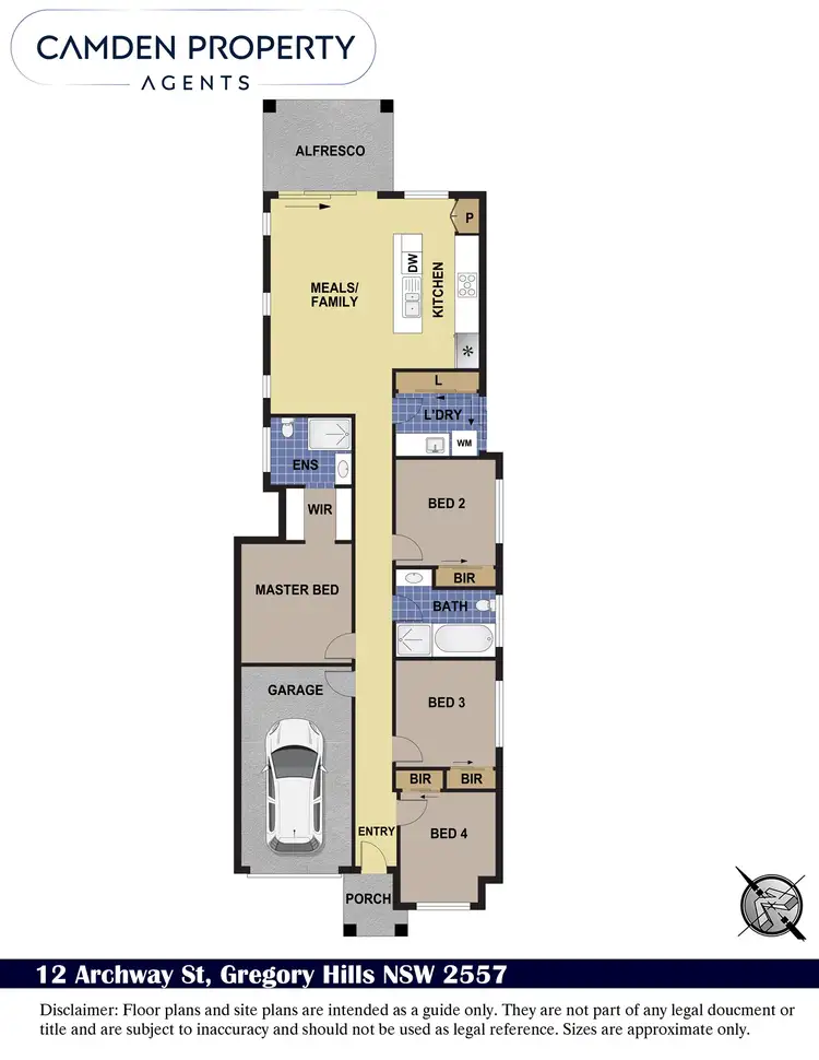 Floorplan of Homely house listing, 12 Archway Street, Gregory Hills NSW 2557