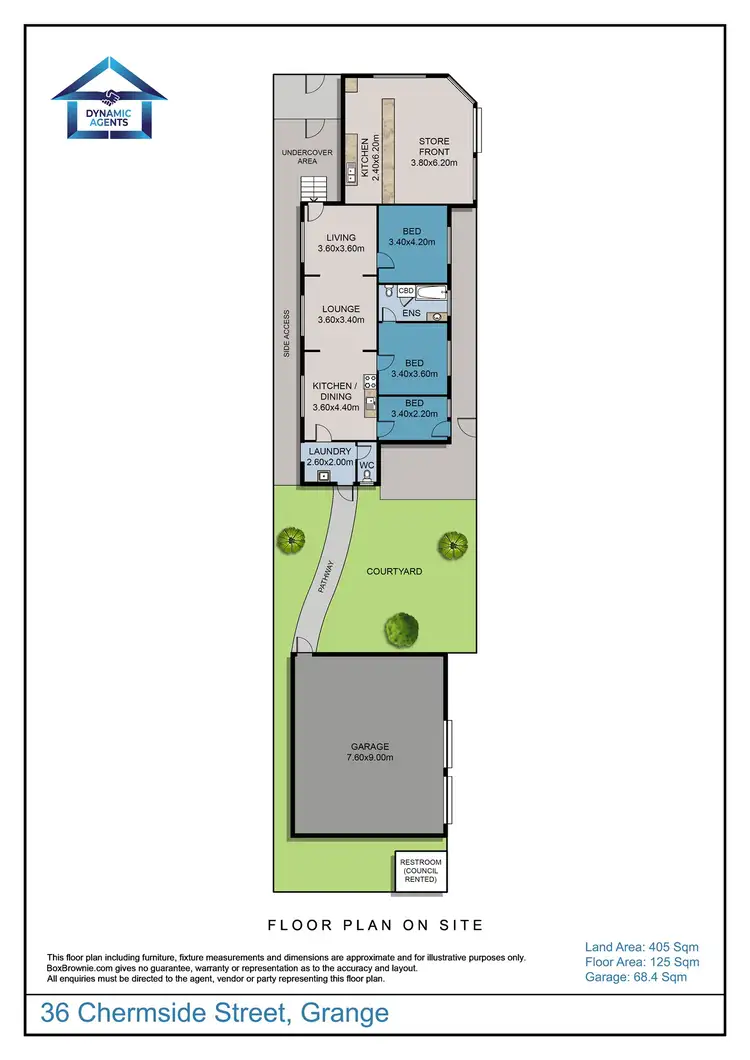 Floorplan of Homely house listing, 36 Chermside Street, Grange QLD 4051