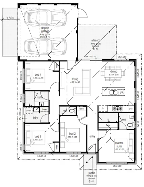 Floorplan of Homely house listing, Lot 702 Dandelion Way, Karnup WA 6176