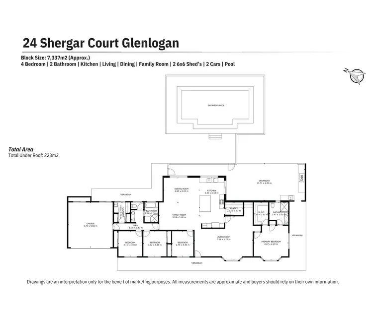 Floorplan of Homely house listing, 24-26 Shergar Court, Jimboomba QLD 4280