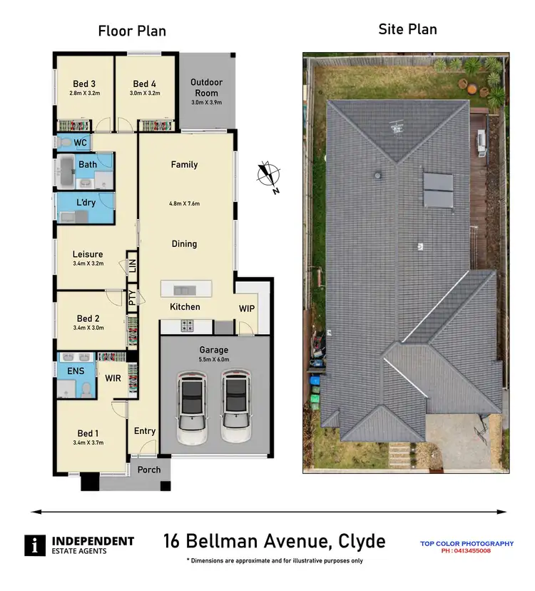 Floorplan of Homely house listing, 16 Bellman Avenue, Clyde VIC 3978