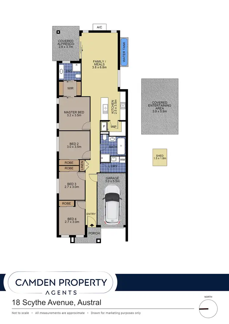 Floorplan of Homely house listing, 18 Scythe Avenue, Austral NSW 2179