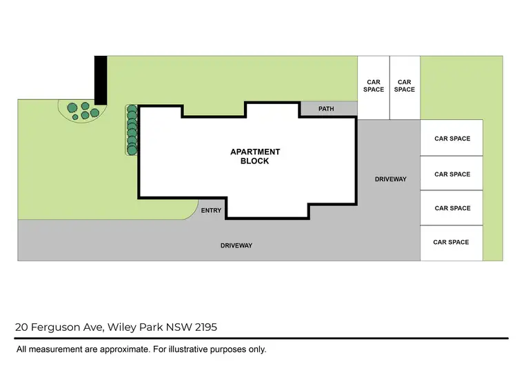 Floorplan of Homely block of units listing, 1-6/20 Ferguson Avenue, Wiley Park NSW 2195