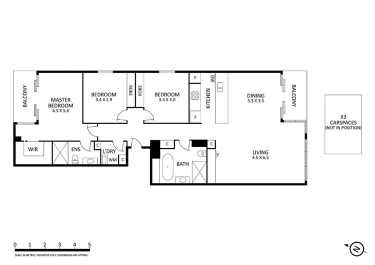 Floorplan of Homely house listing, 812/108 Flinders St, Melbourne VIC 3004