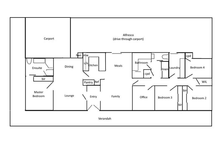 Floorplan of Homely house listing, 37 Davis Street, Berrigan NSW 2712