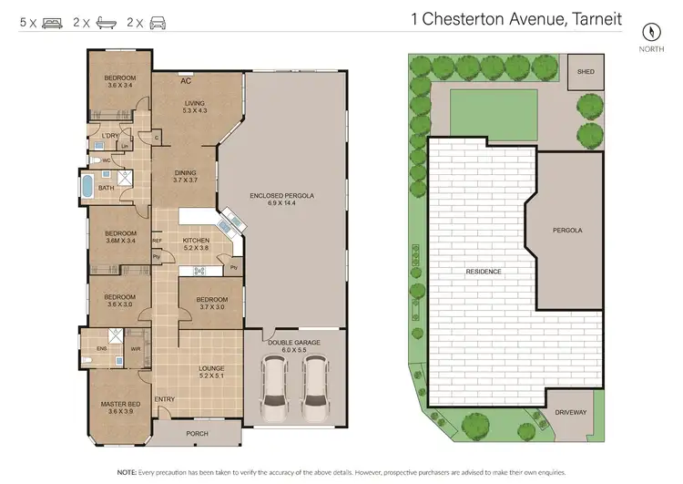 Floorplan of Homely house listing, 1 Chesterton Avenue, Tarneit VIC 3029
