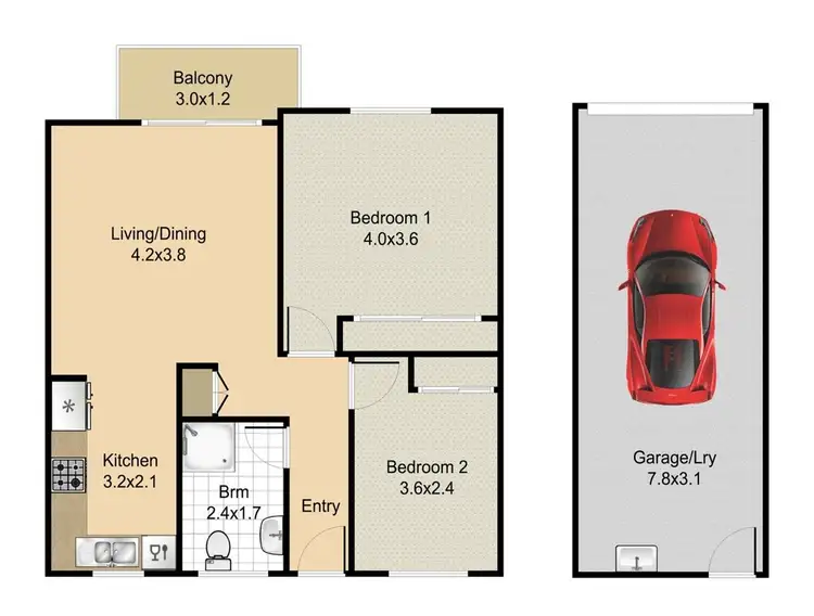 Floorplan of Homely apartment listing, 5/8 Alma Road, Clayfield QLD 4011