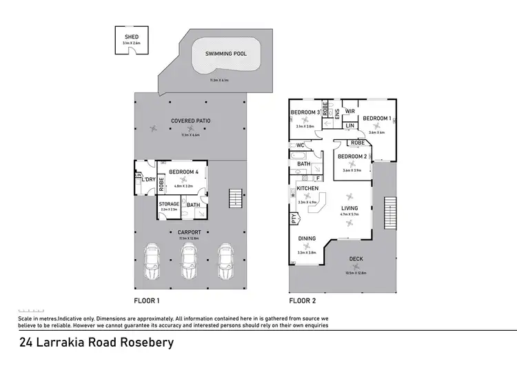 Floorplan of Homely house listing, 24 Larrakia Rd, Rosebery NT 832