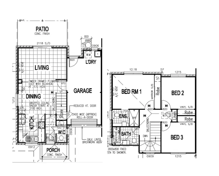 Floorplan of Homely townhouse listing, 8 Casey St, Caboolture South QLD 4510