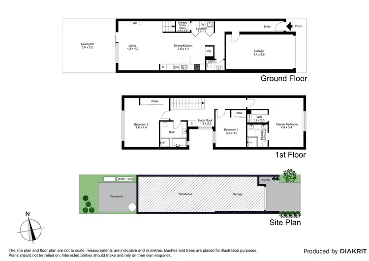 Floorplan of Homely townhouse listing, 47 Skeggs Cresent, Heidelberg Heights VIC 3081