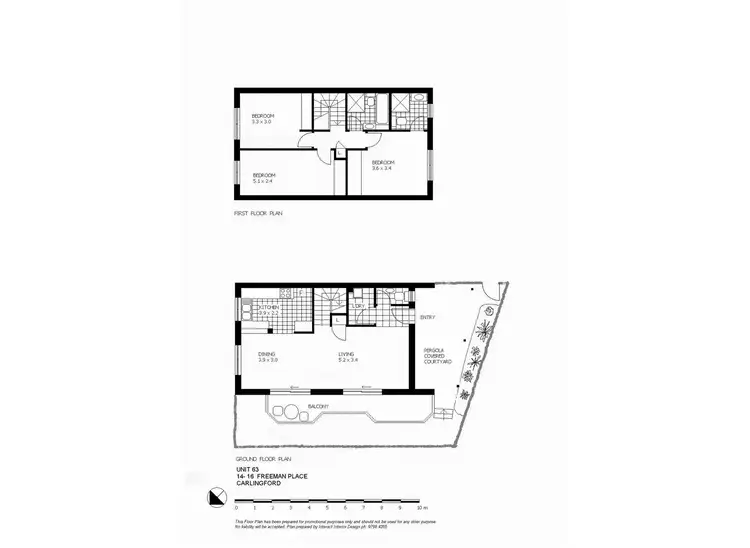 Floorplan of Homely townhouse listing, 63/14-16 Freeman Pl, Carlingford NSW 2118