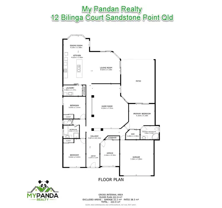Floorplan of Homely house listing, 12 Bilinga Court, Sandstone Point QLD 4511