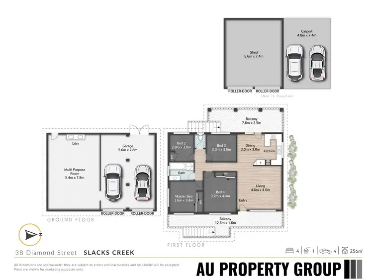 Floorplan of Homely house listing, 38 Diamond Street, Slacks Creek QLD 4127