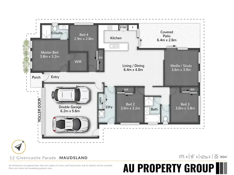 Floorplan of Homely house listing, 12 Greencastle Parade, Maudsland QLD 4210