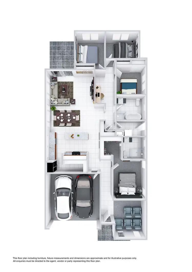 Floorplan of Homely house listing, 66 Somervaille Drive, Catherine Field NSW 2557