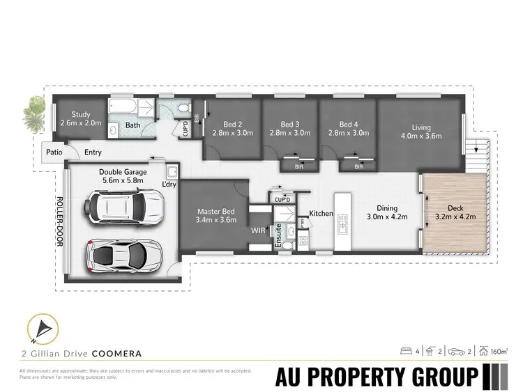 Floorplan of Homely house listing, 2 Gillian Drive, Coomera QLD 4209