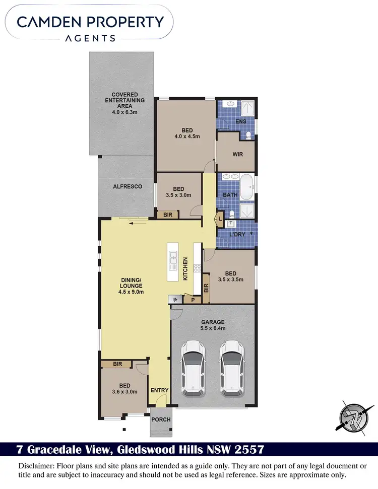 Floorplan of Homely house listing, 7 Gracedale View, Gledswood Hills NSW 2557