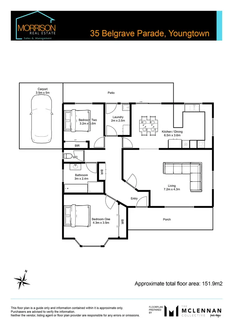 Floorplan of Homely house listing, 35 Belgrave Parade, Youngtown TAS 7249