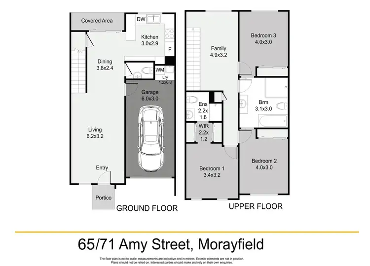 Floorplan of Homely townhouse listing, 65/71 AMY STREET, Morayfield QLD 4506