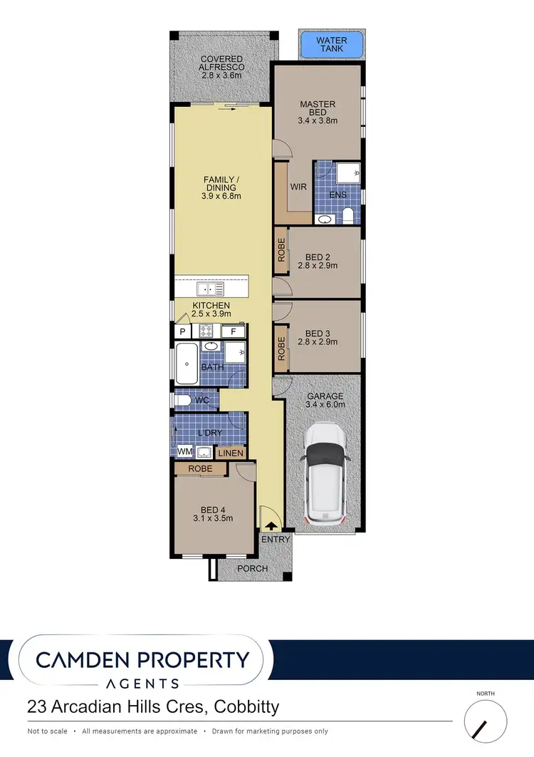 Floorplan of Homely house listing, 23 Arcadian Hills Crescent, Cobbitty NSW 2570