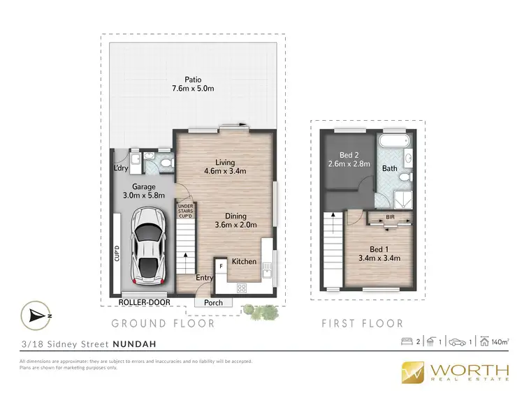 Floorplan of Homely townhouse listing, 3/18 Sidney St, Nundah QLD 4012