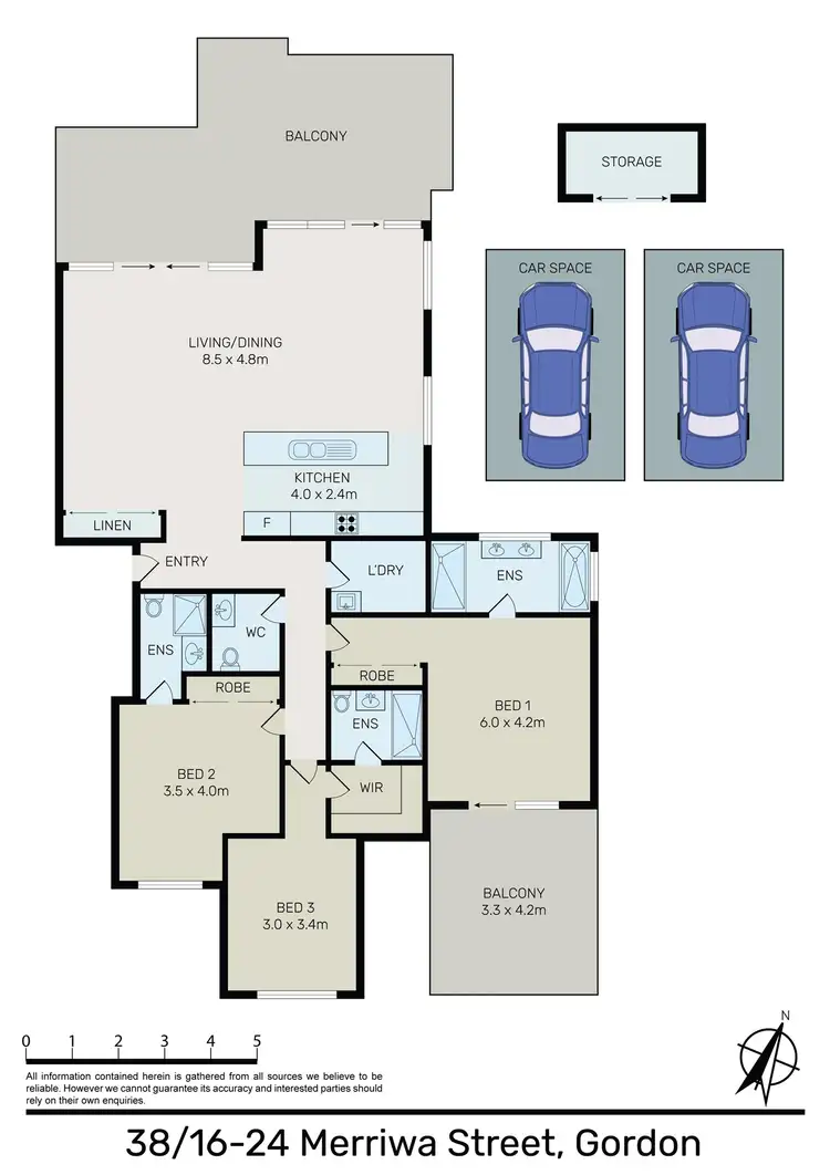 Floorplan of Homely apartment listing, 38/ 16-24 Merriwa Street, Gordon NSW 2072