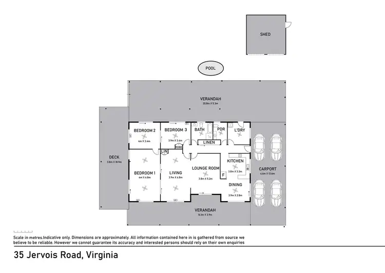Floorplan of Homely house listing, 35 Jervois Rd, Virginia NT 834