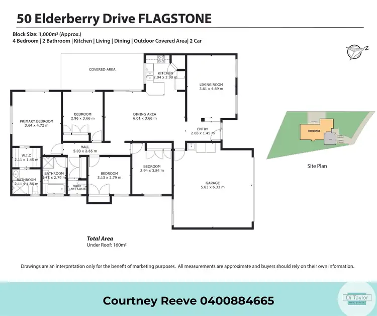 Floorplan of Homely house listing, 50 Elderberry Drive, Flagstone QLD 4280