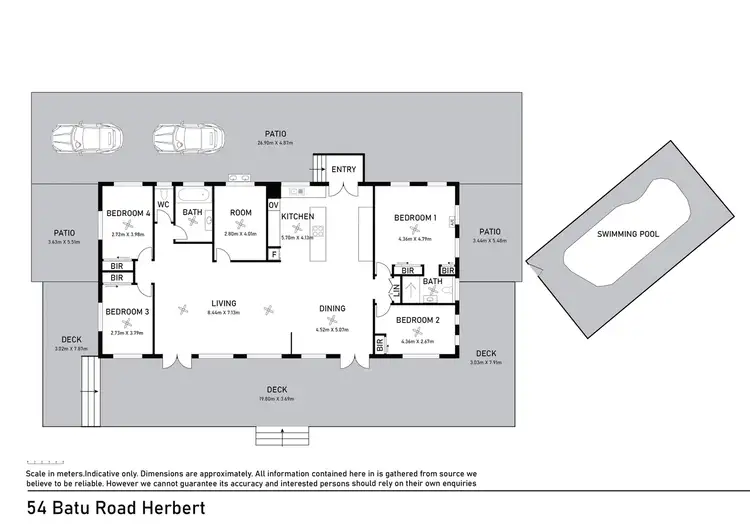 Floorplan of Homely house listing, 54 Batu Rd, Herbert NT 836