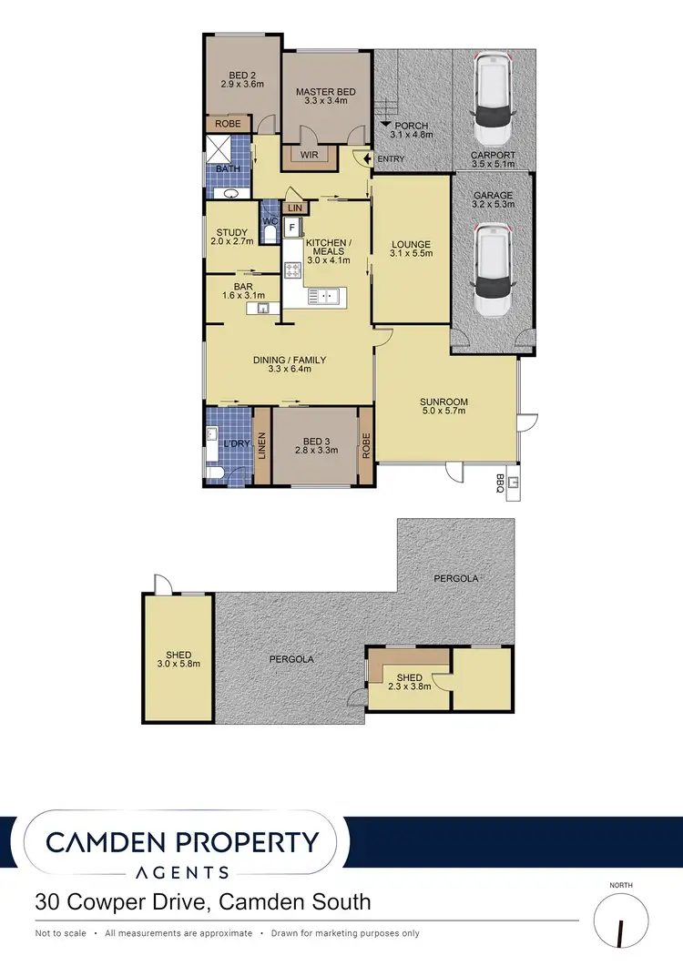 Floorplan of Homely house listing, 30 Cowper Drive, Camden South NSW 2570