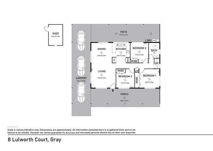 Floorplan of Homely house listing, 8 Lulworth Ct, Gray NT 830