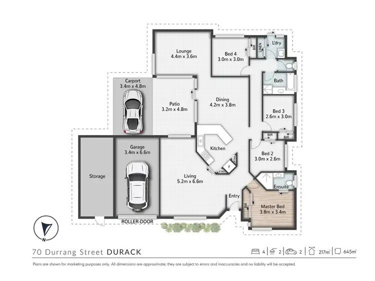 Floorplan of Homely house listing, 70 Durrang Street, Durack QLD 4077