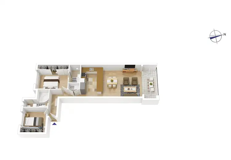 Floorplan of Homely unit listing, 306/10 West Promenade, Manly NSW 2095