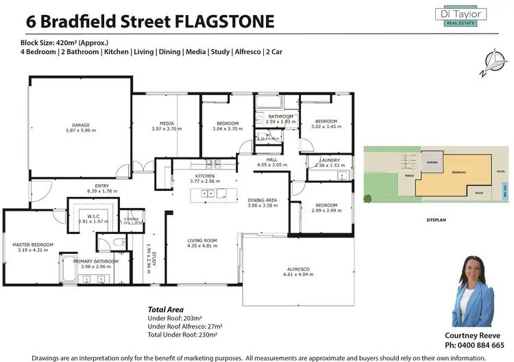 Floorplan of Homely house listing, 6 Bradfield Street, Flagstone QLD 4280