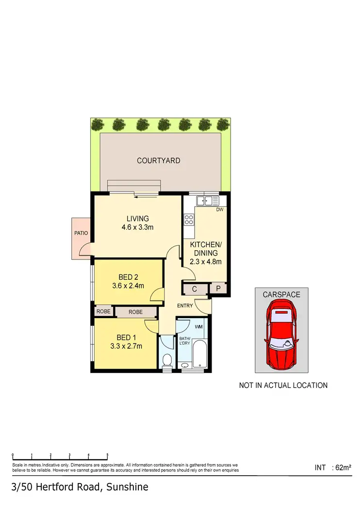 Floorplan of Homely unit listing, 3/50 Hertford Road, Sunshine VIC 3020