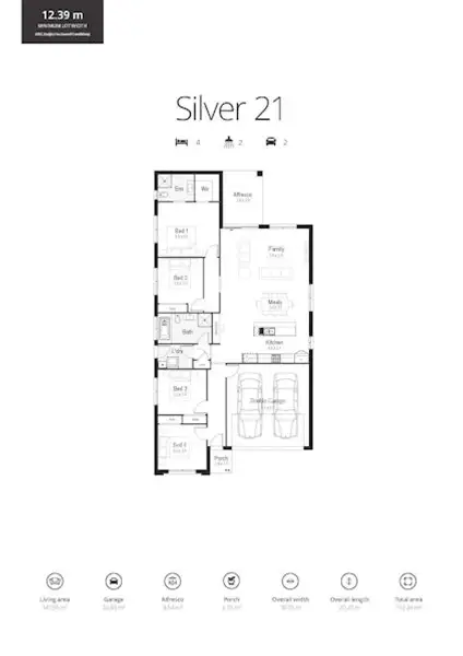Floorplan of Homely house listing, Lot 91 Roxby Place, Upper Caboolture QLD 4510