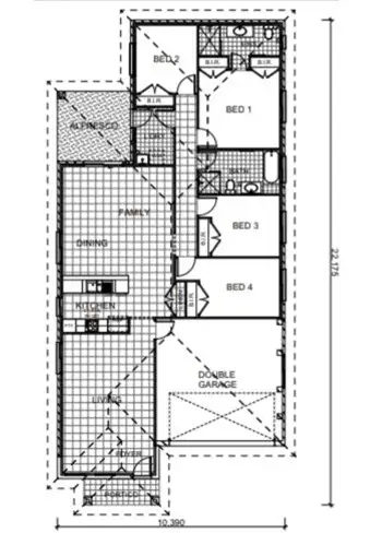 Floorplan of Homely house listing, Lot 107 Thorncliffe Avenue, Thornton QLD 4341
