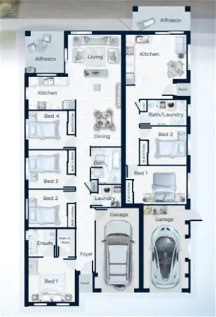 Floorplan of Homely house listing, Lot 195/Stage 2 Apex Street, Gillieston Heights NSW 2321