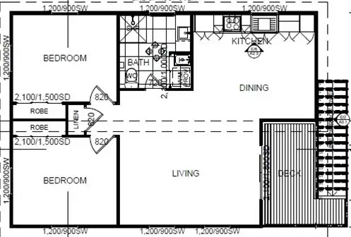Floorplan of Homely house listing, 26A Mackellar Drive, Boronia Heights QLD 4124