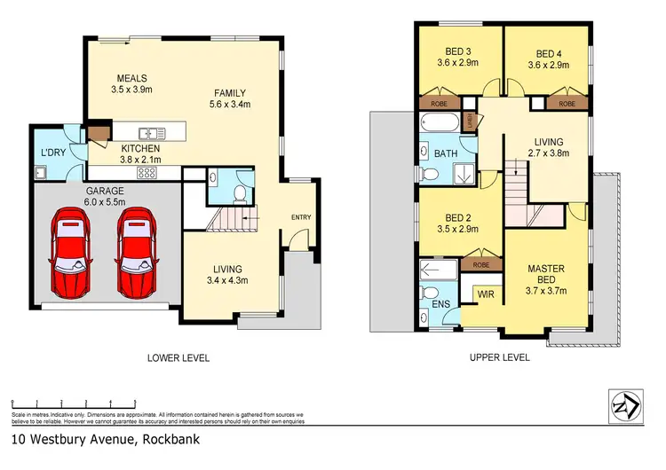 Floorplan of Homely house listing, 10 Westbury Avenue, Rockbank VIC 3335