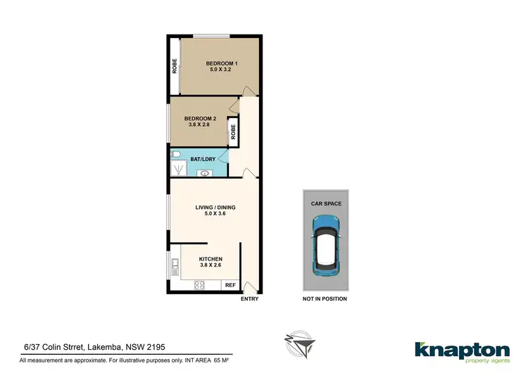 Floorplan of Homely unit listing, 5/37 Colin Street, Lakemba NSW 2195
